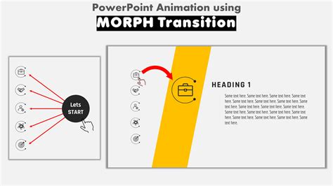 PowerPoint Morph Transition 的图像结果