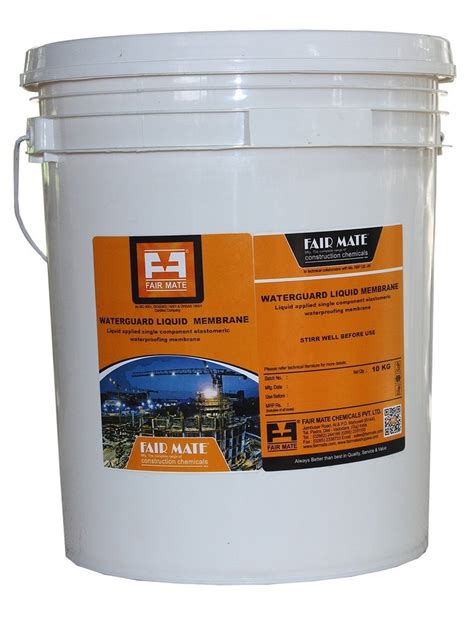 FAIRMATE Waterguard Liquid Membrane, 10 Kg : Amazon.in: Industrial ...