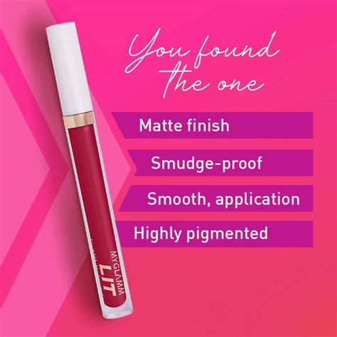 Buy MYGLAMM LIT LIQUID MATTE LIPSTICK-INSTA BADDIE Online & Get Upto 60 ...