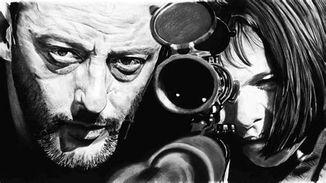 Wall Poster -grey-jean-reno-lon-natalie-portman-shooting Paper Print ...