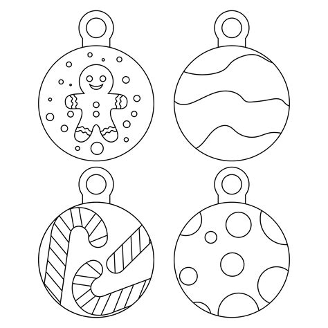 Christmas Ornaments Templates Printable