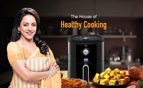 KENT 16096 Classic Hot Air Fryer 4L 1300 W | 80% Less Oil | Instant ...