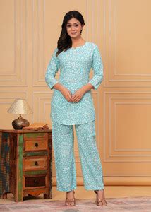 BHAMIT ENTERPRISES Tunic Pant Co-ords Set Price in India - Buy BHAMIT ...