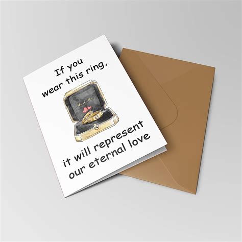 Buy LOVWORID Funny Jewelry Birthday Card for Men Women, Happy Birthday ...