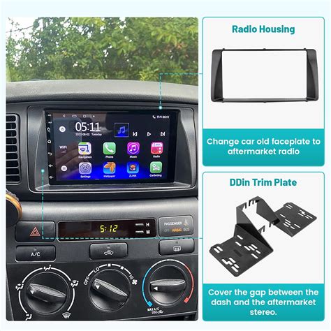 NuIth Double DIN Radio Installation Dash Kit W/Radio India | Ubuy