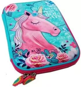 Flipkart.com | Rockjon Cute 3D Unicorn Print Large Capacity Hardtop EVA ...