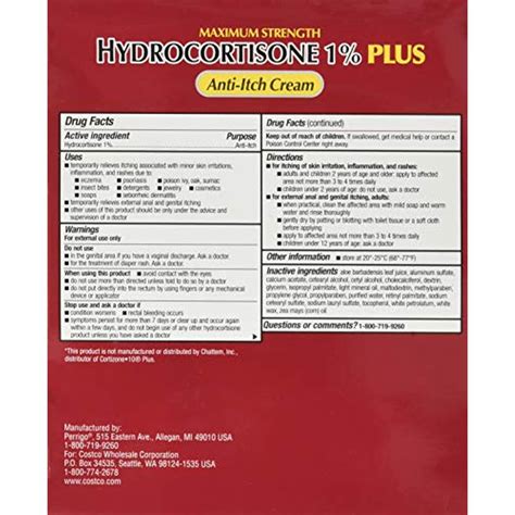 Kirkland Signature Maximum Strength Hydrocortisone | Ubuy India