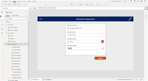 Power Apps Update Form 的图像结果
