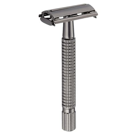 Manual Safety Razors Double Edge Shaver Beard with 5 Blades Long Handl ...
