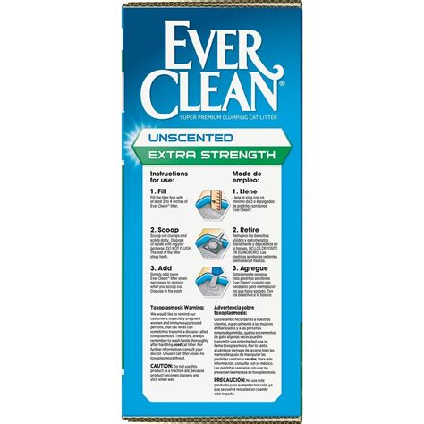 Buy Ever Clean Extra Strength, Clumping Cat Litter, Unscented, 25 ...