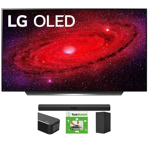 LG OLED48CXPUB 48-inch CX 4K Smart OLED TV with AI ThinQ (2020) Bundle ...