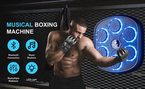 Clefairy Music Boxing Machine, Bluetooth Boxing Machine Wall Mounted ...