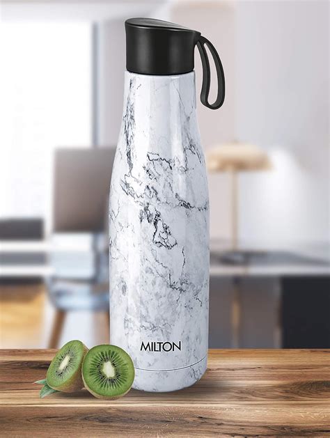 Milton Mirage 800 Thermosteel Hot and Cold Water Bottle, 760 ml, White ...