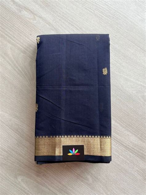 Handwoven Kanchi Cotton Saree -12132 – FABK