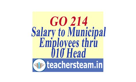 Payment of Salaries and pension to the Municipal Employees/Teachers and ...