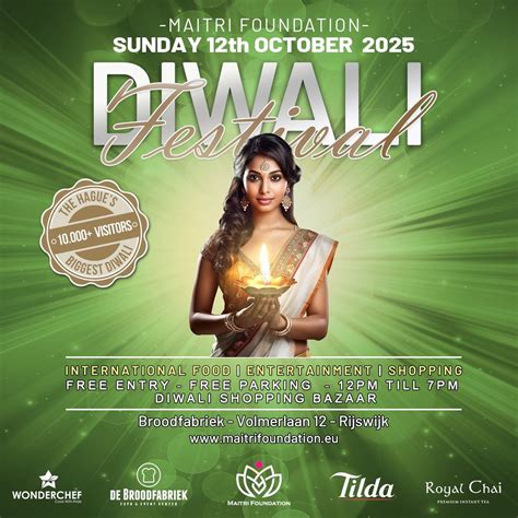 Diwali 2025, De Broodfabriek, Delft, 12 October 2025 | AllEvents