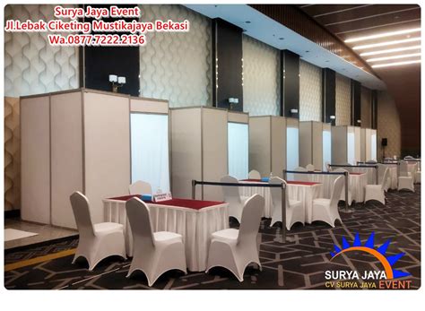 Menyewakan Partisi Ruangan Untuk Acara Siap Antar Pasang