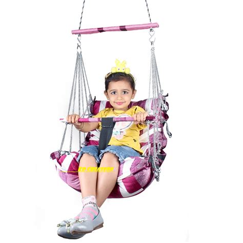KD CREATION Kids Wear Cotton Swing for Kids Baby's Children,Swing for 0 ...