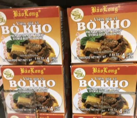 Buy Bao Long Bo Kho Stewed Beef Vietnamese Style Seasoning 4 Packs 16 ...
