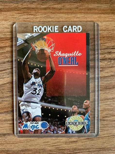 Shaquille O’neal Rookie Card. Skybox 1992-1993. Card Number 382. - Etsy