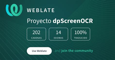 dpScreenOCR - Spanish @ Hosted Weblate