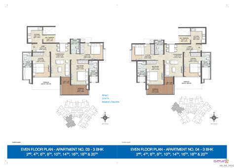 Kalpataru Exquisite Wakad Pune 2BHK and 3BHK Brochure Cost Sheet Floor ...