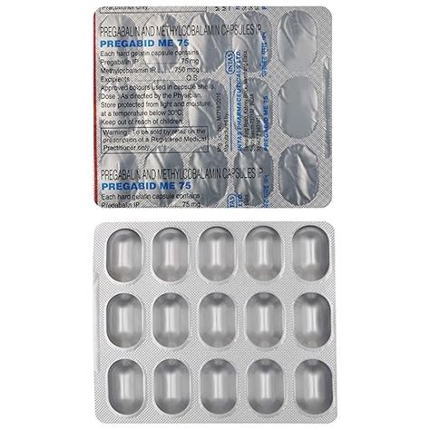 Pregabid ME 75 - Strip of 15 Capsules : Amazon.in: Health & Personal Care