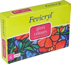 Flipkart.com | Pidilite Fevicryl Glass Colours (6 shades ) with free ...