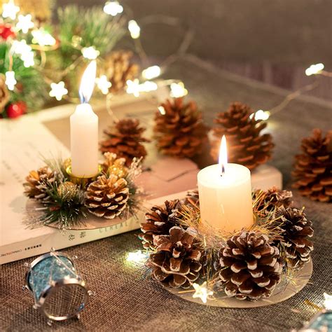 Christmas Floating Candles Decoration Adding Ambience For Centerpiece ...