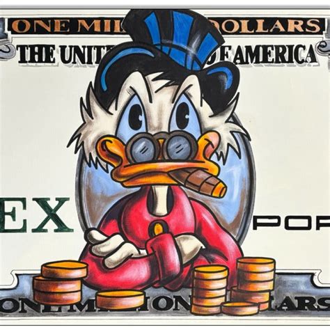 Dagobert Dollar XII: Dagobert Duck One Million Dollar Bill - kaufen