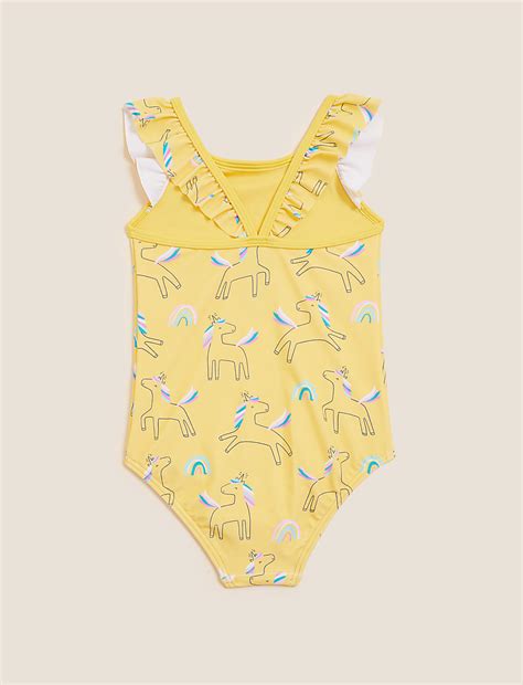 Buy Unicorn Print Swimsuit (2-7 Yrs) at Marks & Spencer
