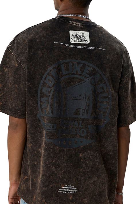 Buy Made Like A Gun 001 Royal Enfield Oversized Tee Online – Urban Monkey®