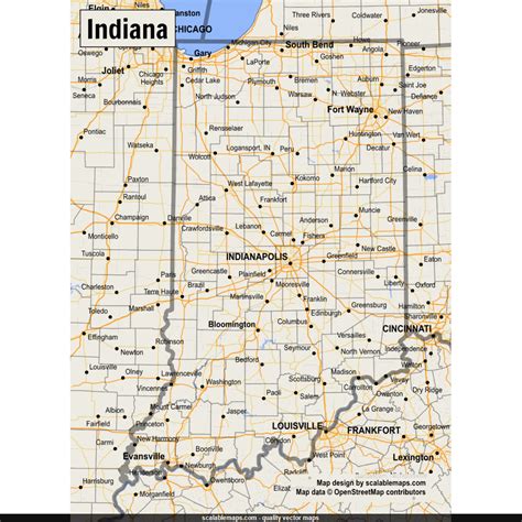 ScalableMaps: vector maps of Indiana