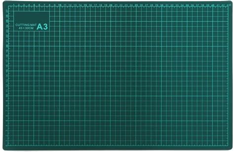 Anezus Self Healing Cuttting Mat A3 Size, Polyvinyl Chloride, Green ...