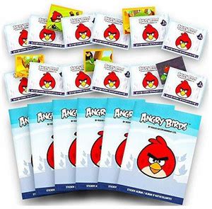 Angry Birds Ultimate Stickers Party Favors Pack -- 6 Sticker Albums And ...