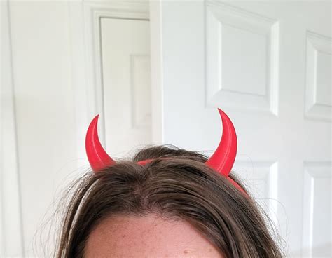 devils horns headband by Tomo | Download free STL model | Printables.com