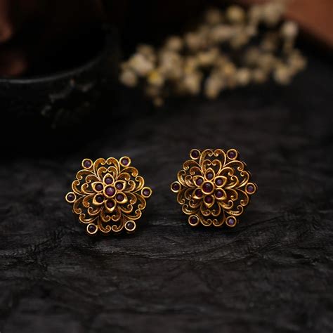 Antique Stud Earrings | Shop Earrings for Girls and Women Online