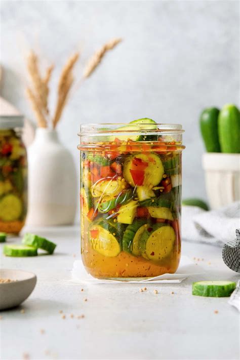 Sweet and Spicy Pickles | A Farmgirl's Dabbles