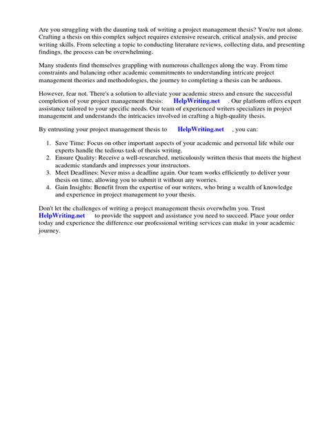 Dissertation Topics in Project Management 的图像结果