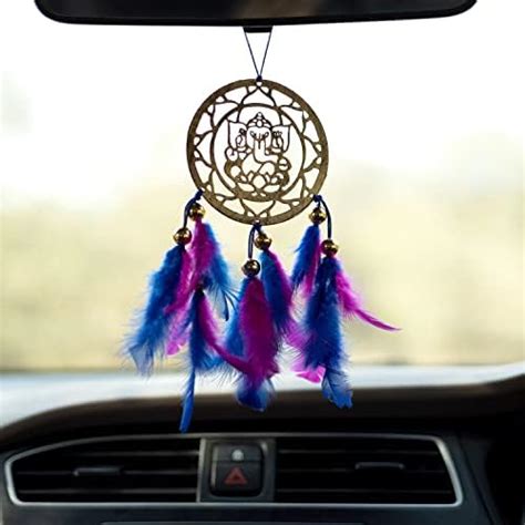 ILU® Car Hanging Dream Catcher Fancy Lord Ganesha Car Hanging Car Rear ...