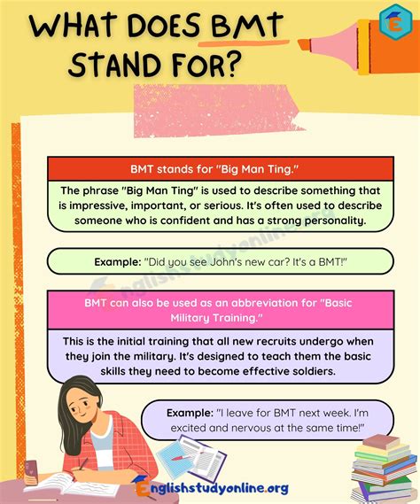 BMT Meaning: What Does It Stand For? - English Study Online