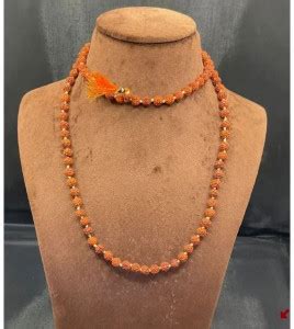 Rudraksham 6mm Rudraksha Mala With Lab Report For unisex Rudraksha ...