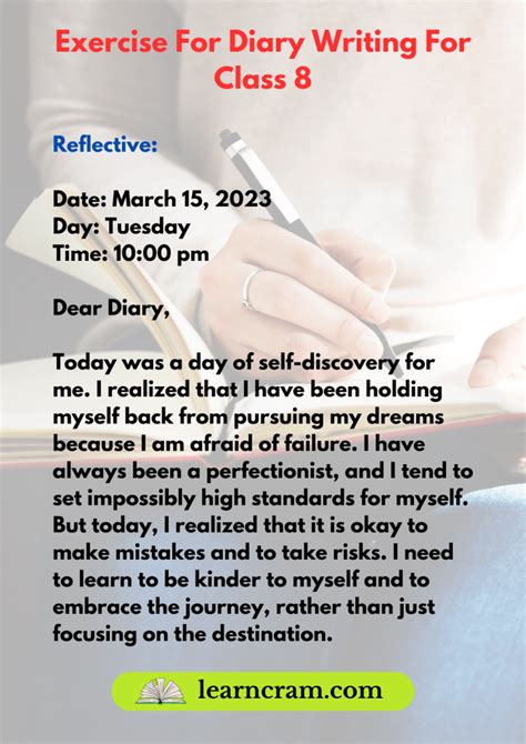 Image result for Class 8 Diary Writing