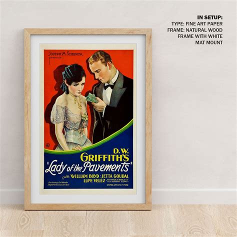 Lady of the Pavements Old Movie Poster: Buy Movie Posters Online ...