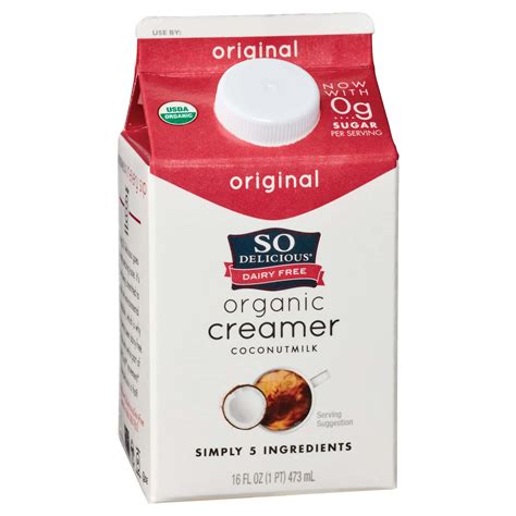 So Delicious Organic Original Coconut Milk Liquid Coffee Creamer - Shop ...