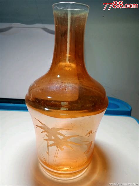 老玻璃瓶电镀釉赐花花瓶-价格:58.0000元-au25559638-琉璃瓶 -加价-7788收藏__收藏热线