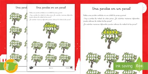 Ficha de actividad: Una perdiz en un peral (teacher made)