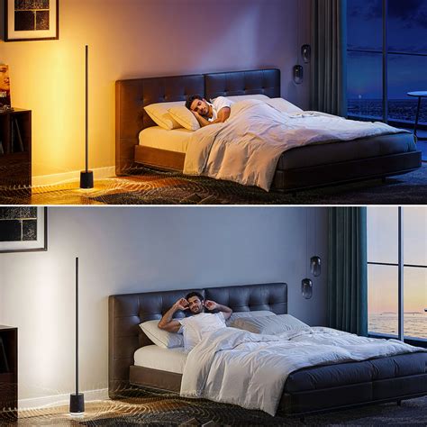 Govee Floor Lamp Pro RGBICWW Smart Floor Lamp with Speaker - 1.7m - Bl ...
