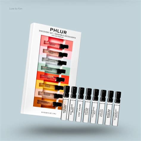 Phlur Perfume Discovery Kit 2024 - 8pc Fragrance Sample Set – Luxe by Kan