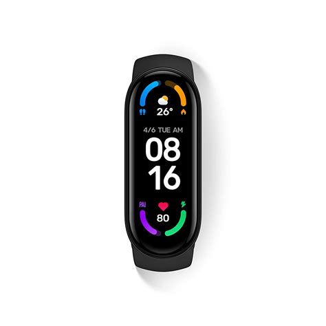 Xiaomi Mi Smart Band 6 - 1.56'' (3.96 cm) Large AMOLED Color Display, 2 ...